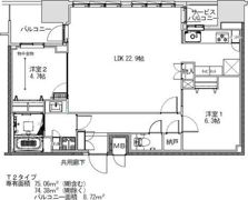 S-RESIDENCE千種belvia TOWERの間取り画像