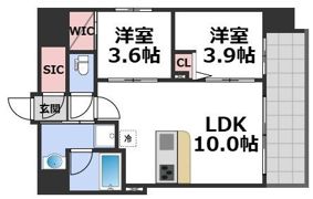 コンフォリア・リヴ大阪本町の間取り画像