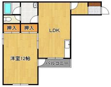 東鳴水コーポの間取り画像