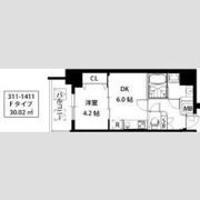 S-RESIDENCE江坂の間取り画像