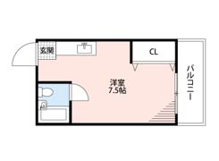 ハコス枚方の間取り画像