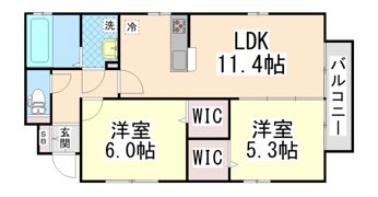ソレーユ・コート A棟の間取り画像