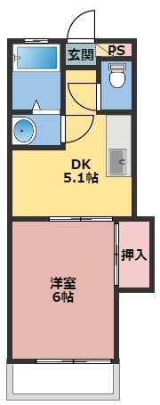 安藤マンション、霞荘の間取り画像
