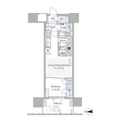 グランドシティタワー月島の間取り画像