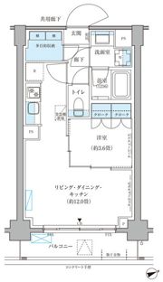 パークアクシス文京本郷の間取り画像