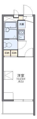 レオパレスレコルテ松ヶ枝の間取り画像