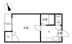シャルマン高尾 No.6の間取り画像