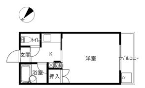 YYハイムの間取り画像