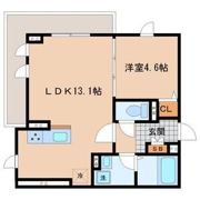 LUANA・AIR・RESIDENCE宮町の間取り画像
