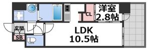 ワールドアイ大阪フェリーチェの間取り画像