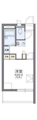 レオパレスヨロズヤBの間取り画像