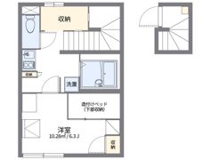レオパレスセンターウエストⅠの間取り画像