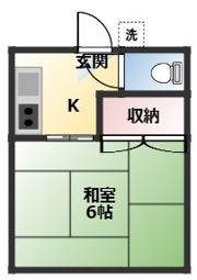 本田マンション1号棟の間取り画像