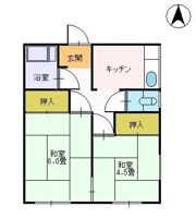 杉山アパートの間取り画像