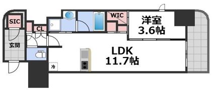 コンフォリア・リヴ北浜淡路町の間取り画像