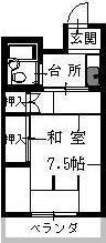 加藤マンションの間取り画像