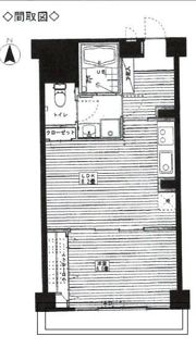 須賀マンションの間取り画像