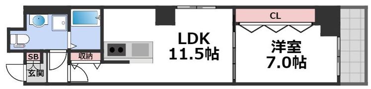 オブリオポルタ上町台の間取り画像