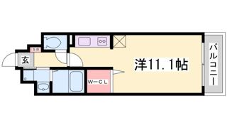 アドバンス三宮ウィングロードの間取り画像