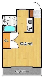 サンモリッツ小倉弐番館の間取り画像