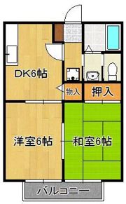 チェリーハイツの間取り画像