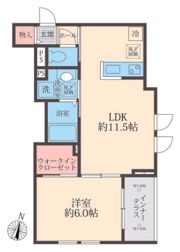 アレーズ・テラの間取り画像