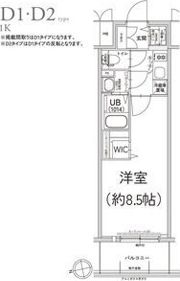 エスリード今池ルミナスの間取り画像