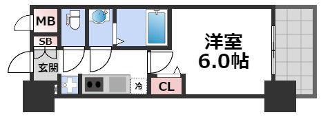 プレサンス四天王寺前夕陽ヶ丘 凛宮の間取り画像