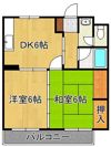 コーポ藤の間取り画像