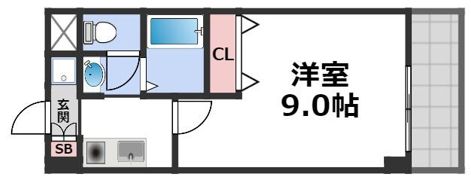 M´プラザ高井田の間取り画像