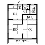 板橋荘の間取り画像