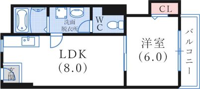 SUZURAN DANCHIⅡの間取り画像