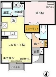 パルティール若竹の間取り画像