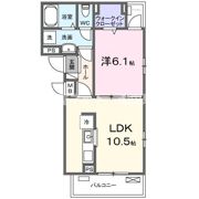 大江2丁目アパートの間取り画像