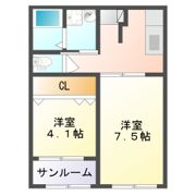 リヴィエールAの間取り画像