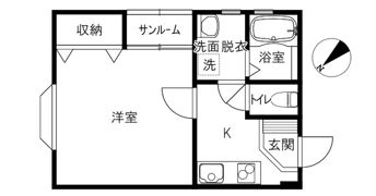 Berry＆Berry旭町の間取り画像
