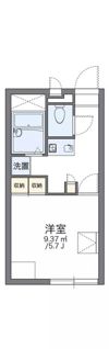 レオパレス元上の間取り画像