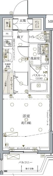 クレヴィスタ板橋ときわ台の間取り画像