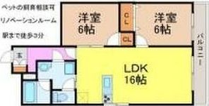 コーポ・トシの間取り画像