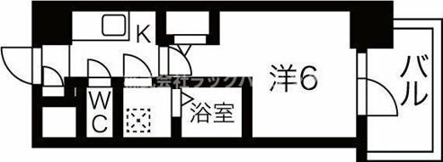 エスリードレジデンス梅田デュオの間取り画像