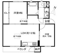 鶴甲コーポ20号館の間取り画像