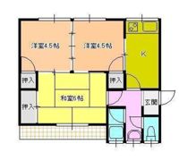 平井7丁目（森）借家 西棟の間取り画像