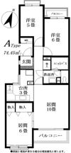 カサ・デ・高井戸の間取り画像