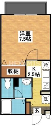 ビューコーポHARUⅢの間取り画像