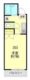 プランドール汐入の間取り画像