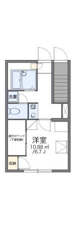 レオパレスマクシェリモラム古淵の間取り画像