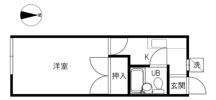 コーポ白山の間取り画像