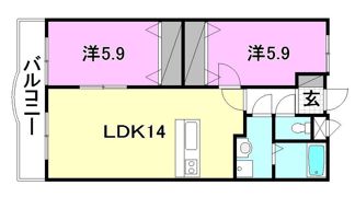 ブライムアヴェニールの間取り画像