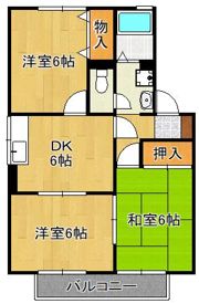 セジュールK C棟の間取り画像
