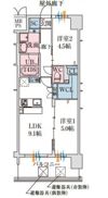 スプランディッド大阪ベイサイドDUEの間取り画像